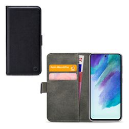 Mobilize Classic Gelly Wallet Samsung Galaxy S21 FE Hoesje Bookcase Portemonnee - Zwart