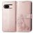 Mobigear Clover Google Pixel 8a Hoesje Bookcase Portemonnee - Roségoud