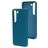 Mobiparts Samsung Galaxy S23 Siliconen Hoesje Backcover - Blueberry Blue