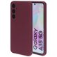 Mobiparts Samsung Galaxy A35 Siliconen Hoesje Backcover - Plum Red