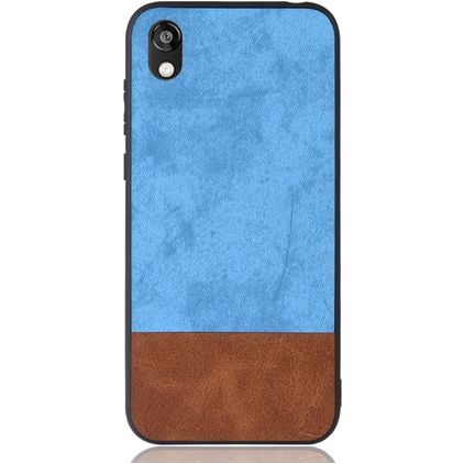 Mobigear Two Tone Huawei Y5 (2019) Hoesje Hardcase Backcover - Bruin / Blauw