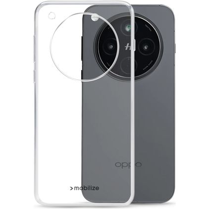 Mobilize Gelly Doorzichtig OPPO Find X8 Hoesje Flexibel TPU Backcover - Transparant