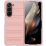 Mobigear Bumpy Samsung Galaxy Z Fold 5 Hoesje Flexibel TPU Backcover - Roze