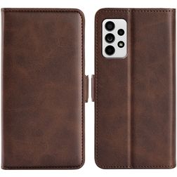 Mobigear Slim Magnet Samsung Galaxy A33 Hoesje Bookcase Portemonnee - Bruin