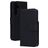 Mobiparts Samsung Galaxy S25 Hoesje Echt Leer Bookcase Portemonnee - Zwart