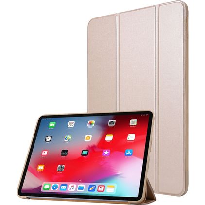 Mobigear Tri-Fold Gel iPad Pro 11 Inch (2021) Hoes TPU,Kunstleer Bookcase - Goud