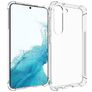 Mobigear Cushion Doorzichtig Samsung Galaxy S23 Hoesje Flexibel TPU Backcover Shockproof - Transparant