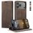 CaseMe 013 iPhone 17 Pro Max Hoesje Bookcase Portemonnee - Coffee