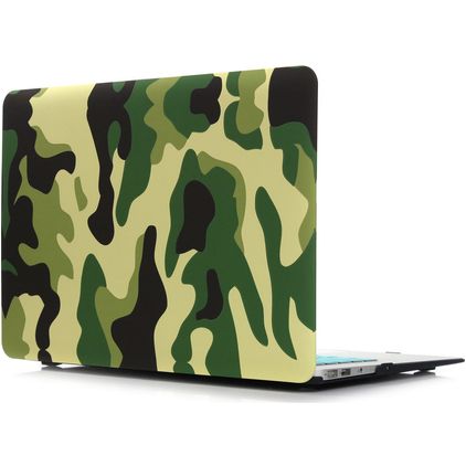 Mobigear Design MacBook Air 13 Inch (2010-2019) Hoes Hardshell Laptopcover MacBook Case - Jungle Camauflage - Model A1369 / A1466