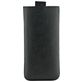 Valenta Pocket Classic Echt Leer Insteekhoesje (max 14,8 cm x 7,2 cm) - Sleeve - Pouch - Zwart