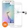 Mobigear Premium Samsung Galaxy S6 Edge Plus Glazen Screenprotector - Case Friendly - Wit (2-Pack)