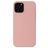 Mobigear Rubber Touch iPhone 13 Siliconen Hoesje Backcover - Sakura Pink