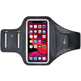 Mobigear Easy Fit Telefoonhouder Hardlopen OPPO Reno 8T 5G Sport Hoesje Neopreen Sportarmband - Zwart