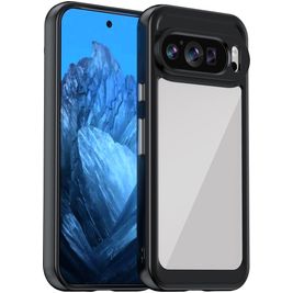 Mobigear Crystal Google Pixel 9 Hoesje Hardcase Backcover - Zwart
