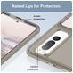 Mobigear Crystal Google Pixel Fold Hoesje Hardcase Backcover Shockproof - Grijs