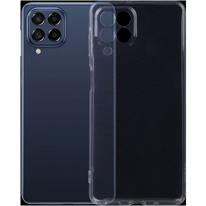 Mobigear Ultra Thin Doorzichtig Samsung Galaxy M53 Hoesje Flexibel TPU Extra Dun Backcover - Transparant