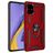 Mobigear Armor Ring Samsung Galaxy A51 Hoesje Hardcase Backcover Shockproof met Ringhouder - Rood