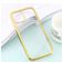 Mobigear Royal iPhone 12 Pro Max Hoesje Flexibel TPU Backcover - Transparant / Goud