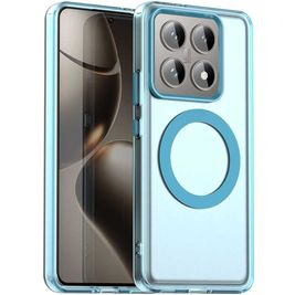 Mobigear Shockproof Xiaomi 14T MagSafe Hoesje Hardcase Backcover - Blauw