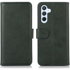 Mobigear Wallet Samsung Galaxy A54 Hoesje Bookcase Portemonnee - Groen