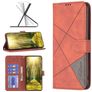 Mobigear Rhombus Google Pixel 7a Hoesje Bookcase Portemonnee - Bruin