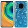 Mobigear Glitter Huawei Mate 30 Hoesje Hardcase Backcover - Blauw
