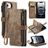 CaseMe C30 iPhone 16e Hoesje Bookcase Portemonnee - Bruin
