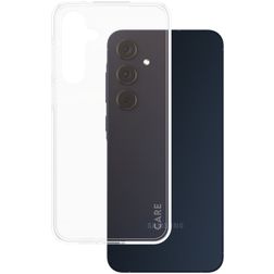 CARE by PanzerGlass Fashionable Doorzichtig Samsung Galaxy A55 Hoesje Flexibel TPU Backcover - Transparant