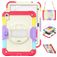 Mobigear SureGrip Xtreme iPad 11 (2025) Hoes Hard Kunststof,Siliconen Backcover + Schouderband + Standaard - Rainbow