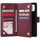 Mobigear Zipper Samsung Galaxy A51 Hoesje Bookcase Portemonnee - Rood