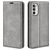 Mobigear Retro Slim Motorola Moto G82 Hoesje Bookcase Portemonnee - Grijs