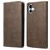Mobigear Wallet iPhone 16 Plus Hoesje Bookcase Portemonnee - Bruin