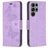 Mobigear Butterfly Samsung Galaxy S24 Ultra Hoesje Bookcase Portemonnee - Paars