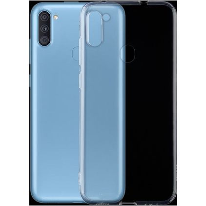 Mobigear Ultra Thin Doorzichtig Samsung Galaxy A11 Hoesje Flexibel TPU Extra Dun Backcover - Transparant