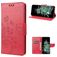 Mobigear Butterfly OnePlus 10T Hoesje Bookcase Portemonnee - Rood