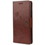 Mobigear Flowers Samsung Galaxy A53 Hoesje Bookcase Portemonnee - Bruin