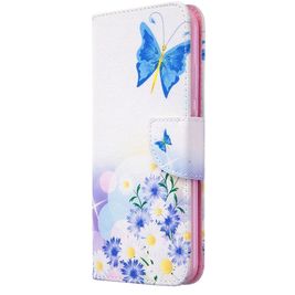 Mobigear Design Huawei P40 Lite E Hoesje Bookcase Portemonnee - Vlinder