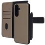 Mobiparts Samsung Galaxy A17 Hoesje Echt Leer Uitneembare 2in1 Bookcase Portemonnee - Taupe