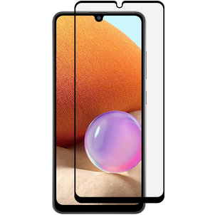 Mobigear Premium Samsung Galaxy A32 4G Glazen Screenprotector - Case Friendly - Zwart