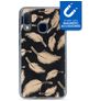 My Style Magneta Samsung Galaxy A20e Hoesje Flexibel TPU Backcover - Golden Feathers