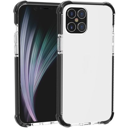 Mobigear Full Bumper iPhone 12 Pro Hoesje Hardcase Backcover Shockproof - Zwart