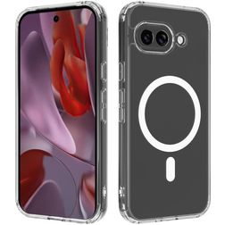 Mobigear Crystal Doorzichtig Google Pixel 9a MagSafe Hoesje Hardcase Backcover - Transparant