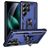 Mobigear Armor ring Samsung Galaxy S25 Ultra Hoesje Hardcase Backcover Shockproof met Ringhouder - Blauw