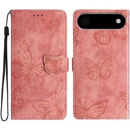 Mobigear Butterfly iPhone Air Hoesje Bookcase Portemonnee - Roze