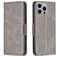Mobigear Excellent iPhone 15 Pro Max Hoesje Bookcase Portemonnee - Grijs