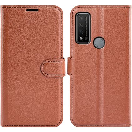 Mobigear Classic TCL 20 R 5G Hoesje Bookcase Portemonnee - Bruin
