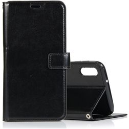 Mobigear Wallet Samsung Galaxy A10 Hoesje Bookcase Portemonnee - Zwart