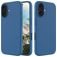 Mobigear Rubber Touch iPhone 16 Siliconen Hoesje Backcover - Blauw
