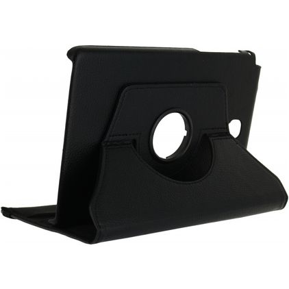 Xccess Rotating Stand Samsung Galaxy Tab A 8.0 Hoes Draaibare Bookcase - Zwart