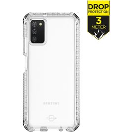 ITSkins SpectrumClear Doorzichtig Samsung Galaxy A02s Hoesje Flexibel TPU Backcover Shockproof - Transparant